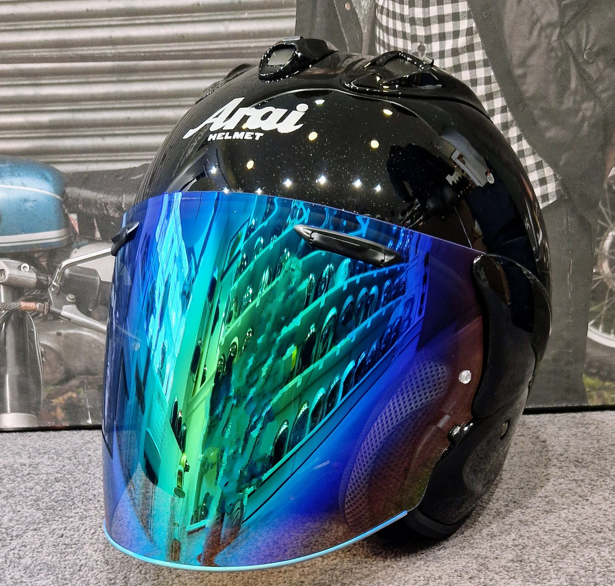 Visière Arai SZ-R Iridium VERT