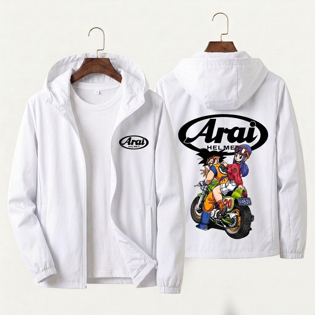 IMPERMÉABLE (K-WAY) ARAI GOKU ET BULMA