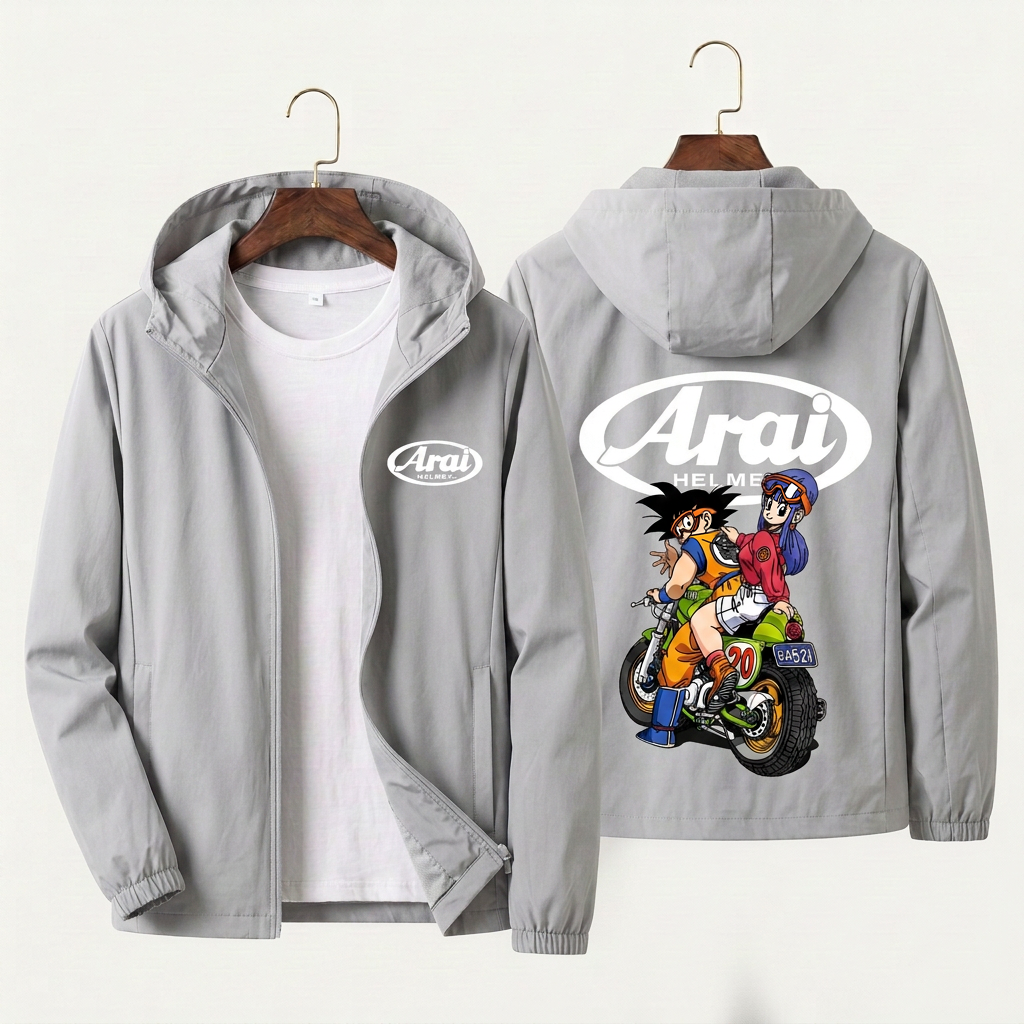 IMPERMÉABLE (K-WAY) ARAI GOKU ET BULMA
